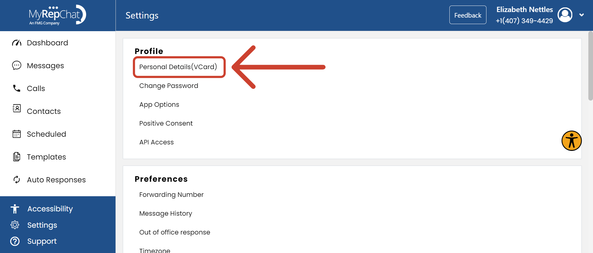 Personal Details vCard Tab.png
