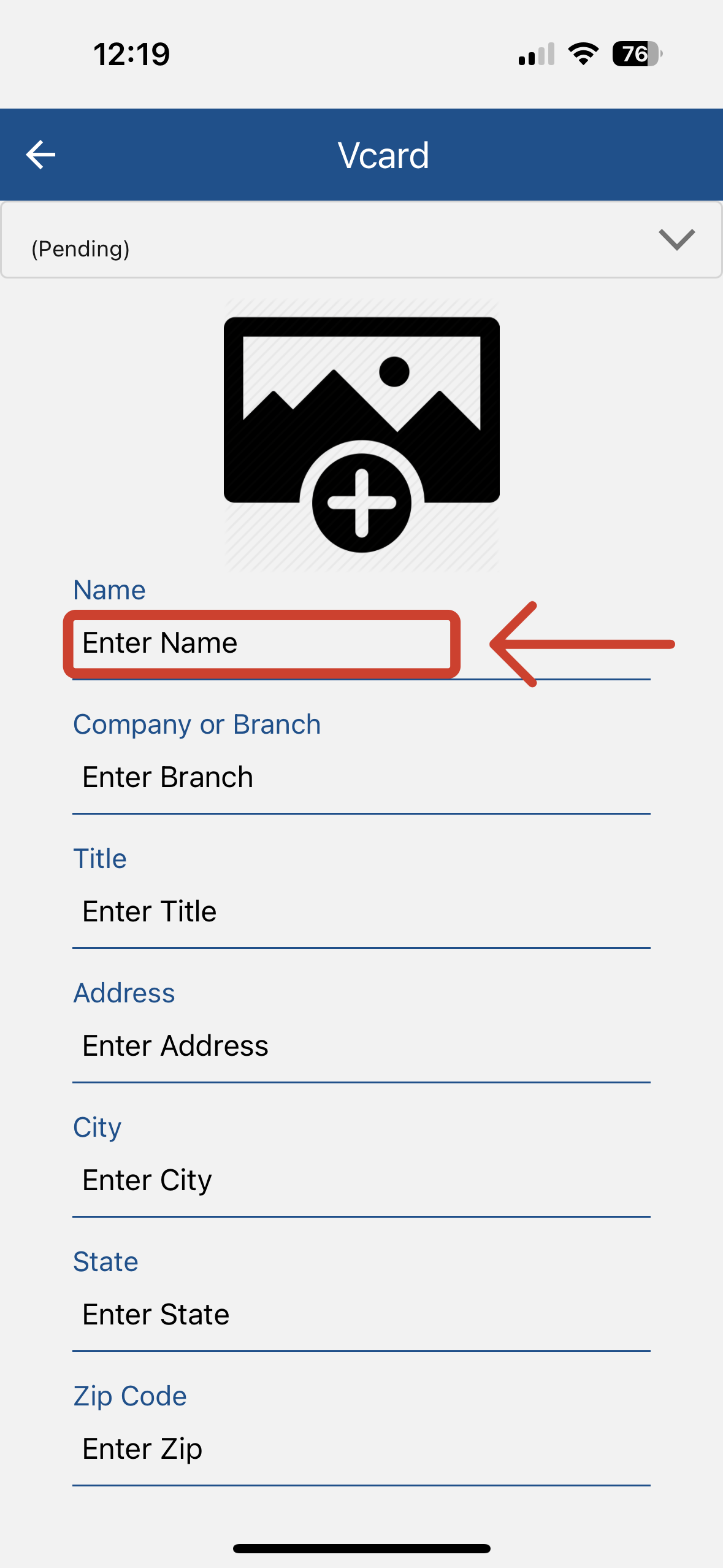 Name; How to Edit vCard Mobile.png