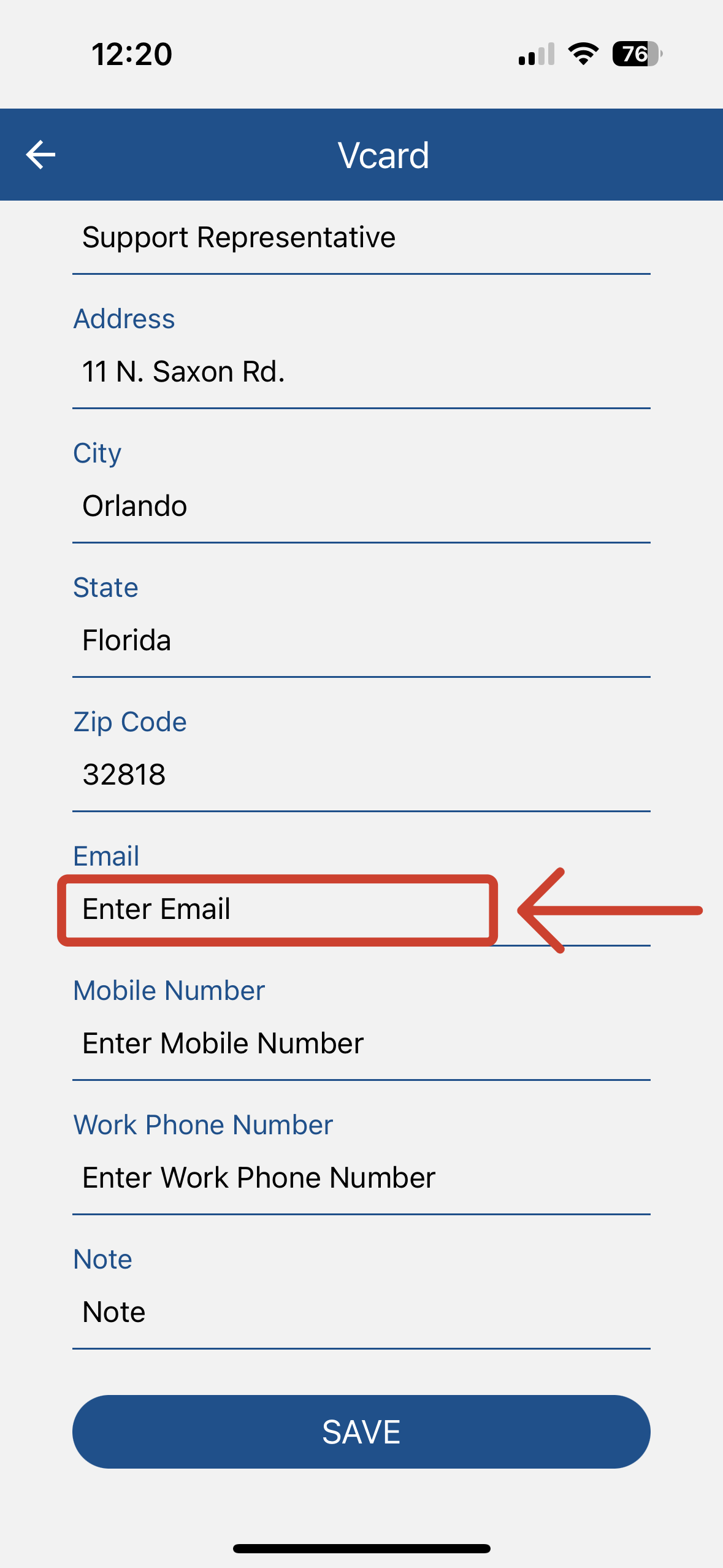 Email; How To Edit vCard Mobile.png