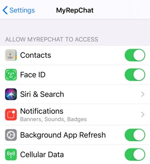 MyRepChat_App_Settings.Light_Mode.jpeg